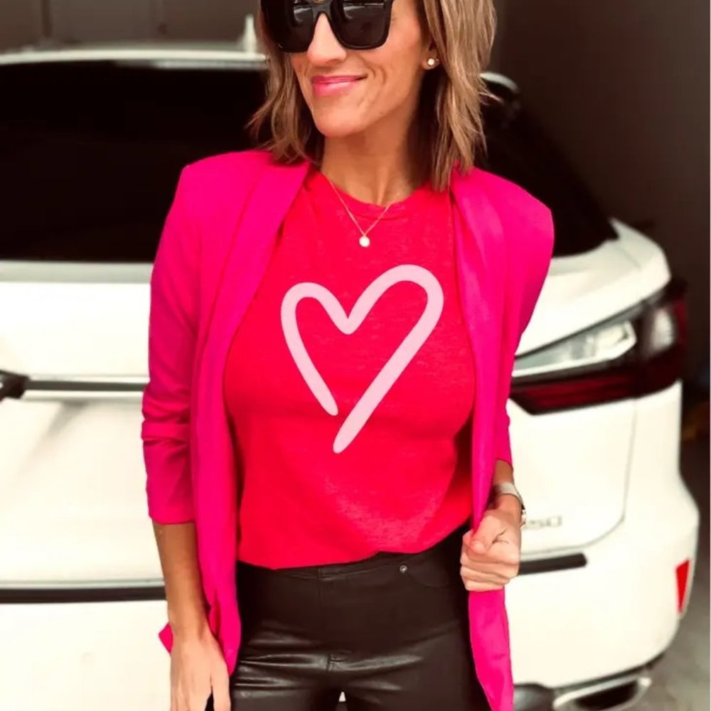 Heart tee soooo fun to wear!